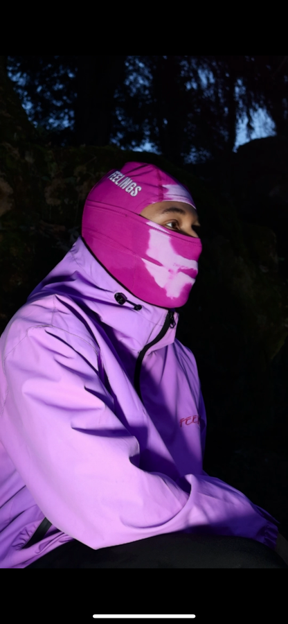 Cagoule rose " Heat reactive "